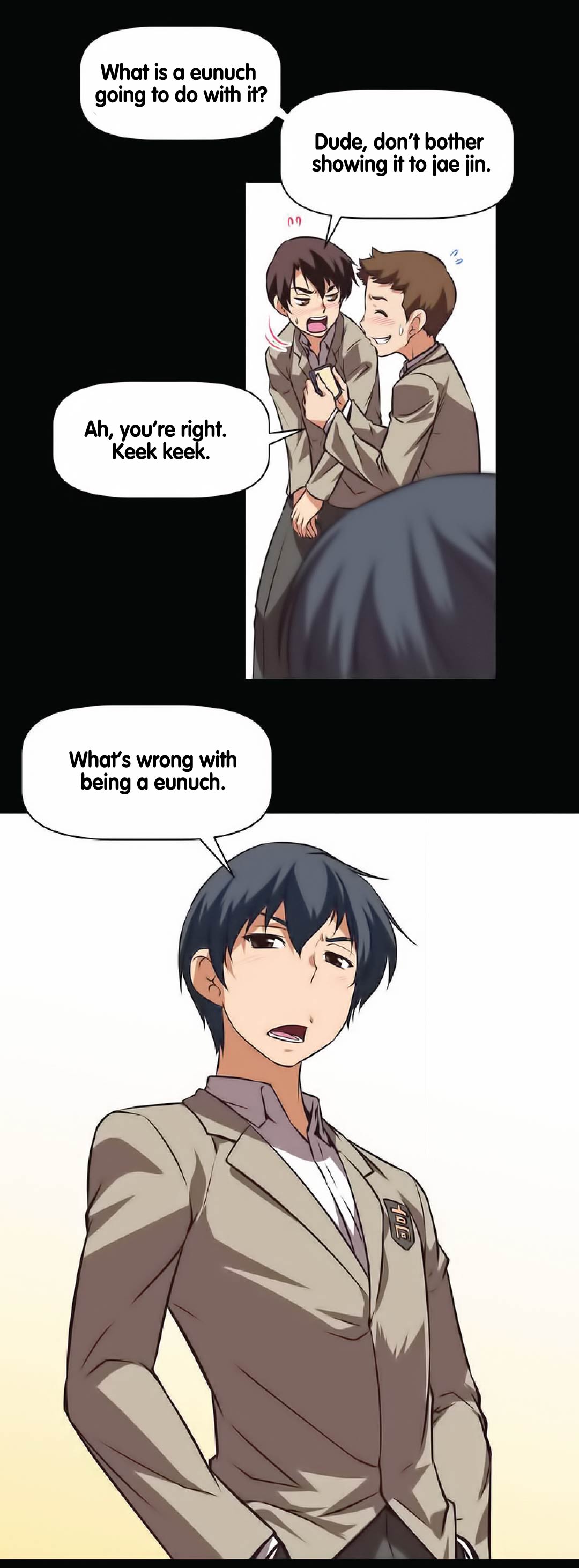 Porn comic about a eunuch